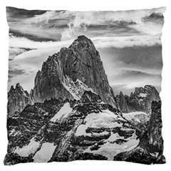 Fitz Roy And Poincenot Mountains, Patagonia Argentina Standard Flano Cushion Case (two Sides) by dflcprintsclothing