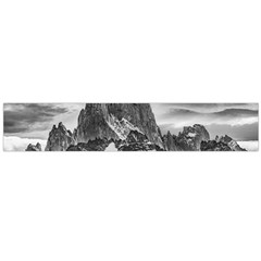 Fitz Roy And Poincenot Mountains, Patagonia Argentina Large Flano Scarf  by dflcprintsclothing