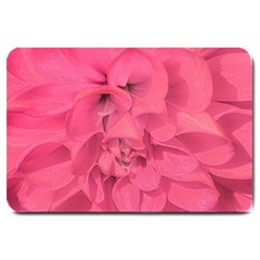 Beauty Pink Rose Detail Photo Large Doormat  by dflcprintsclothing