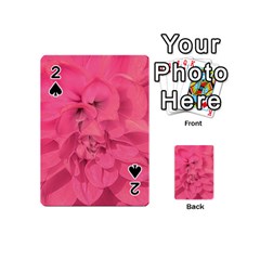 Beauty Pink Rose Detail Photo Playing Cards 54 Designs (mini) by dflcprintsclothing