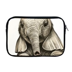 Baby Elephant Apple Macbook Pro 17  Zipper Case by ArtByThree