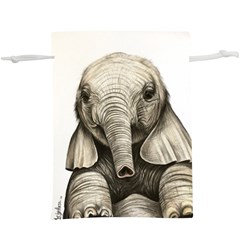 Baby Elephant  Lightweight Drawstring Pouch (xl)