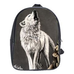 Arctic Wolf School Bag (large)