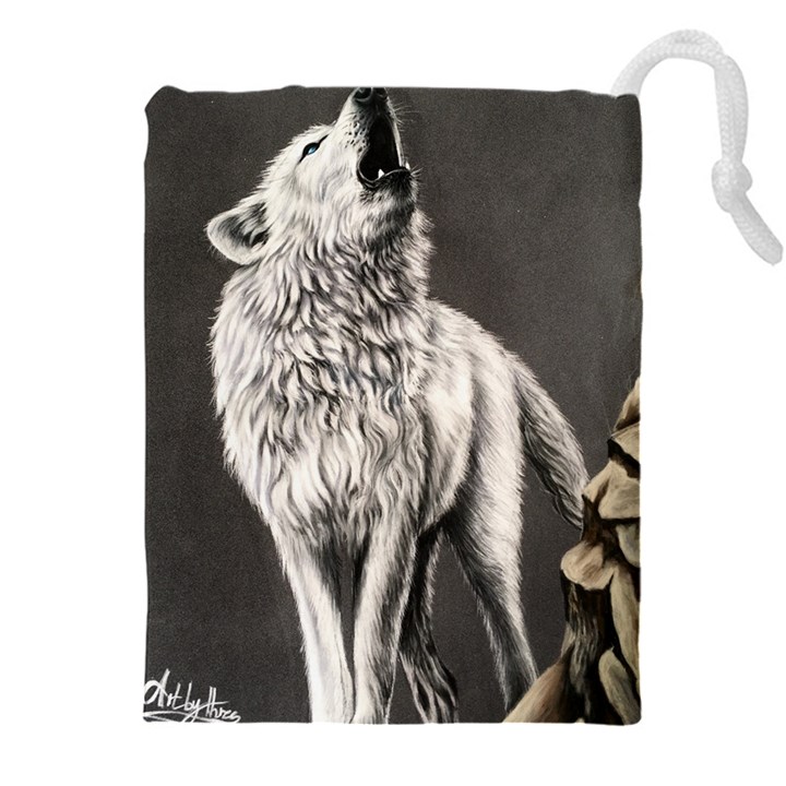 Arctic Wolf Drawstring Pouch (4XL)