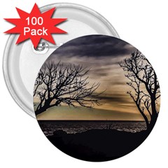 Coastal Sunset Scene At Montevideo City, Uruguay 3  Buttons (100 Pack)  by dflcprintsclothing