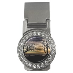 Coastal Sunset Scene At Montevideo City, Uruguay Money Clips (CZ) 