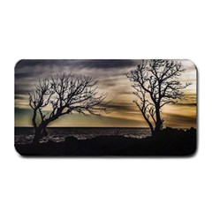 Coastal Sunset Scene At Montevideo City, Uruguay Medium Bar Mats by dflcprintsclothing