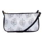 Doodle leaves Shoulder Clutch Bag Front