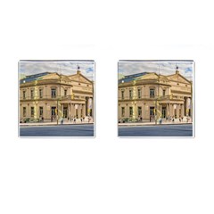 Solis Theater Exterior View, Montevideo, Uruguay Cufflinks (square) by dflcprintsclothing