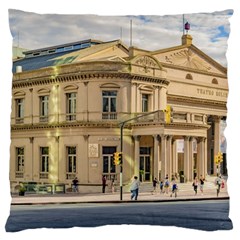 Solis Theater Exterior View, Montevideo, Uruguay Standard Flano Cushion Case (one Side) by dflcprintsclothing