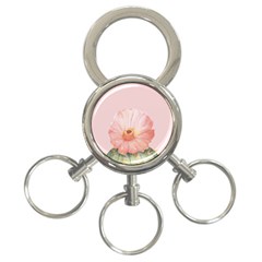 Rose cactus 3-Ring Key Chain