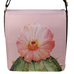 Rose cactus Flap Closure Messenger Bag (S)