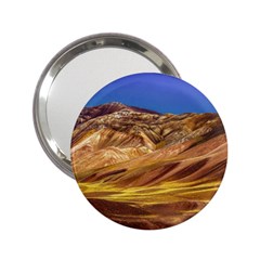 Colored Mountains Landscape, La Rioja, Argentina 2 25  Handbag Mirrors