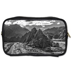 Andean Landscape At Brava Lagoon Reserve, La Rioja, Argentina Toiletries Bag (two Sides) by dflcprintsclothing