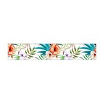 Tropical flamingos Flano Scarf (Mini) Front