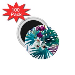 Tropical Flowers 1 75  Magnets (100 Pack)  by goljakoff