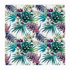 Tropical Flowers Medium Glasses Cloth by goljakoff