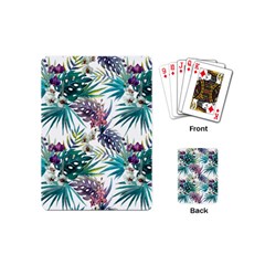 Tropical Flowers Playing Cards Single Design (mini) by goljakoff