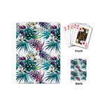 Tropical flowers Playing Cards Single Design (Mini) Back