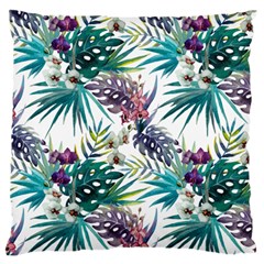 Tropical Flowers Large Cushion Case (two Sides)