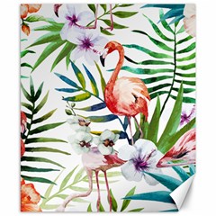 Tropical Flamingo Canvas 8  X 10  by goljakoff