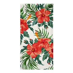 Red Flowers Shower Curtain 36  X 72  (stall)  by goljakoff