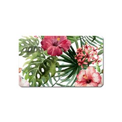 Monstera Flowers Magnet (name Card) by goljakoff