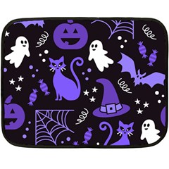 Halloween Party Seamless Repeat Pattern  Fleece Blanket (mini)