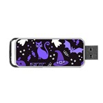 Halloween Party Seamless Repeat Pattern  Portable USB Flash (Two Sides) Front