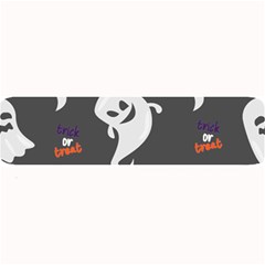 Halloween Ghost Trick Or Treat Seamless Repeat Pattern Large Bar Mats by KentuckyClothing