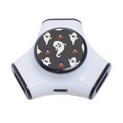 Halloween Ghost Trick Or Treat Seamless Repeat Pattern 3-port Usb Hub by KentuckyClothing
