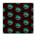 Frankenstein Halloween Seamless Repeat Pattern  Tile Coaster Front