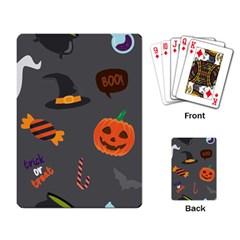 Halloween Themed Seamless Repeat Pattern Playing Cards Single Design (rectangle) by KentuckyClothing