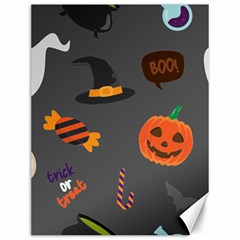 Halloween Themed Seamless Repeat Pattern Canvas 12  X 16  by KentuckyClothing