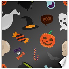 Halloween Themed Seamless Repeat Pattern Canvas 20  X 20  by KentuckyClothing