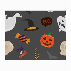 Halloween Themed Seamless Repeat Pattern Small Glasses Cloth (2 Sides) by KentuckyClothing