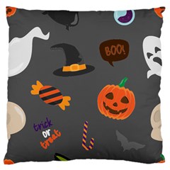 Halloween Themed Seamless Repeat Pattern Standard Flano Cushion Case (one Side) by KentuckyClothing