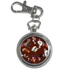 Halloween Seamless Repeat Pattern Key Chain Watches by KentuckyClothing