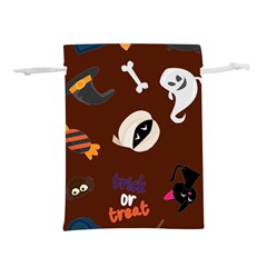 Halloween Seamless Repeat Pattern Lightweight Drawstring Pouch (s) by KentuckyClothing