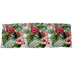 Monstera Flowers Pattern Body Pillow Case (dakimakura) by goljakoff