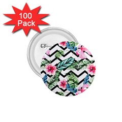 Zigzag Flowers 1 75  Buttons (100 Pack)  by goljakoff