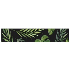 Green Leaves Small Flano Scarf by goljakoff