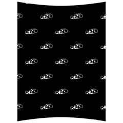 Formula One Black And White Graphic Pattern Back Support Cushion by dflcprintsclothing