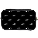 Formula One Black And White Graphic Pattern Toiletries Bag (One Side) Front