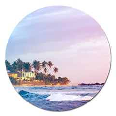Seascape Magnet 5  (round) by goljakoff
