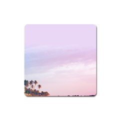 Seascape Sunset Square Magnet by goljakoff