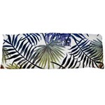 Blue and yellow tropical leaves Body Pillow Case Dakimakura (Two Sides) Back