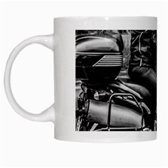Motorcycle Riders At Highway White Mugs by dflcprintsclothing