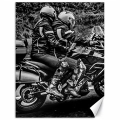 Motorcycle Riders At Highway Canvas 18  X 24  by dflcprintsclothing