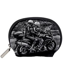 Motorcycle Riders At Highway Accessory Pouch (small) by dflcprintsclothing